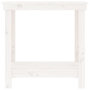 Voir la diapositive 5 : VIDAXL Banc de travail Blanc 80x50x80 cm Bois de pin massif