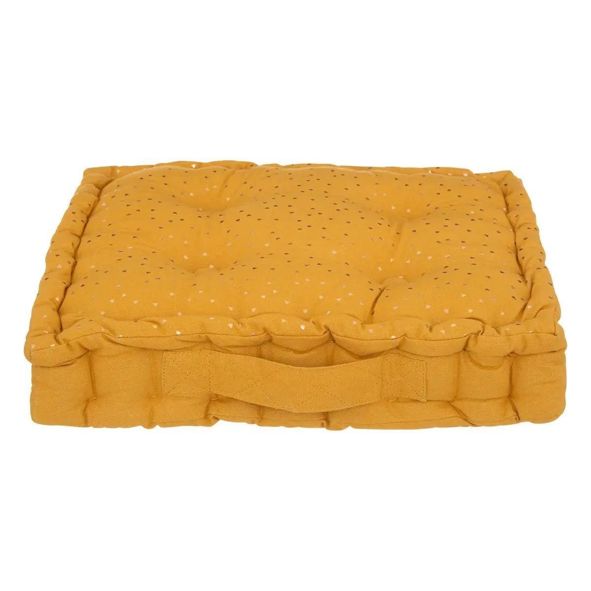 Atmosphera Kids Coussin de sol enfant  berlingot  40x40cm ocre