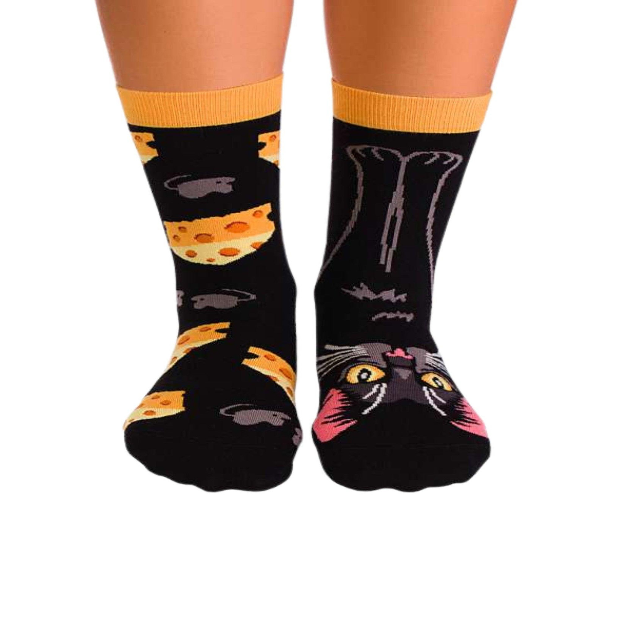 PIRIN HILL Chaussettes arty chanceux le chat