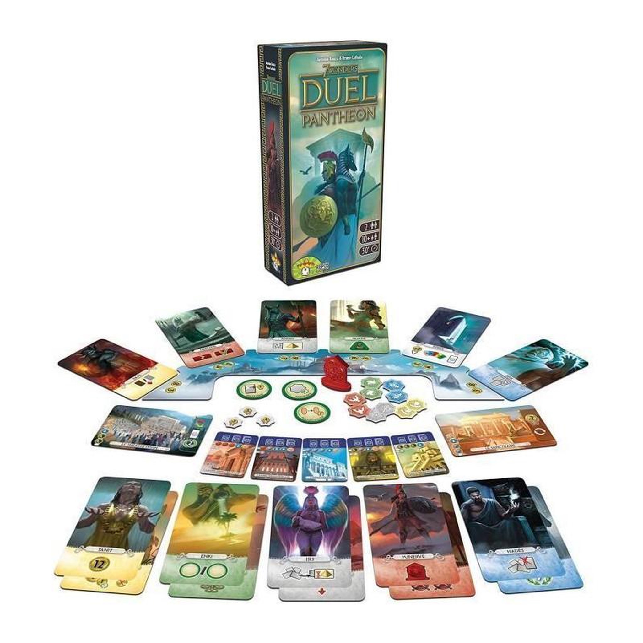 Voir la diapositive 2 : Asmodee 7 WONDERS DUEL : PANTHÉON (EXT), Papeterie