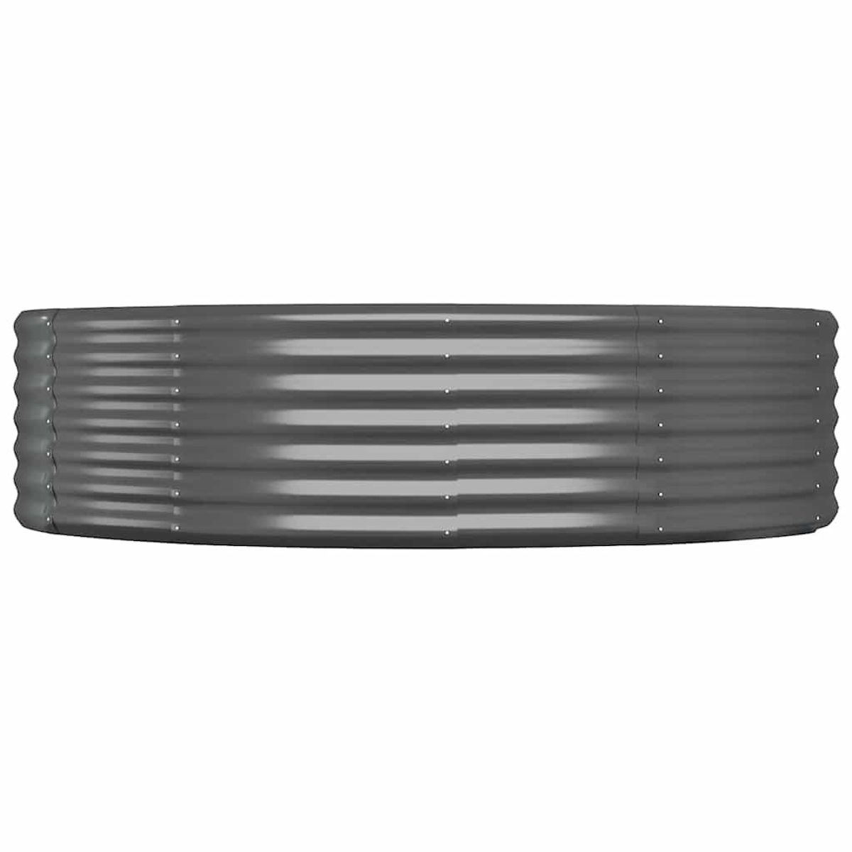 VIDAXL Lit sureleve de jardin Acier galvanise Anthracite