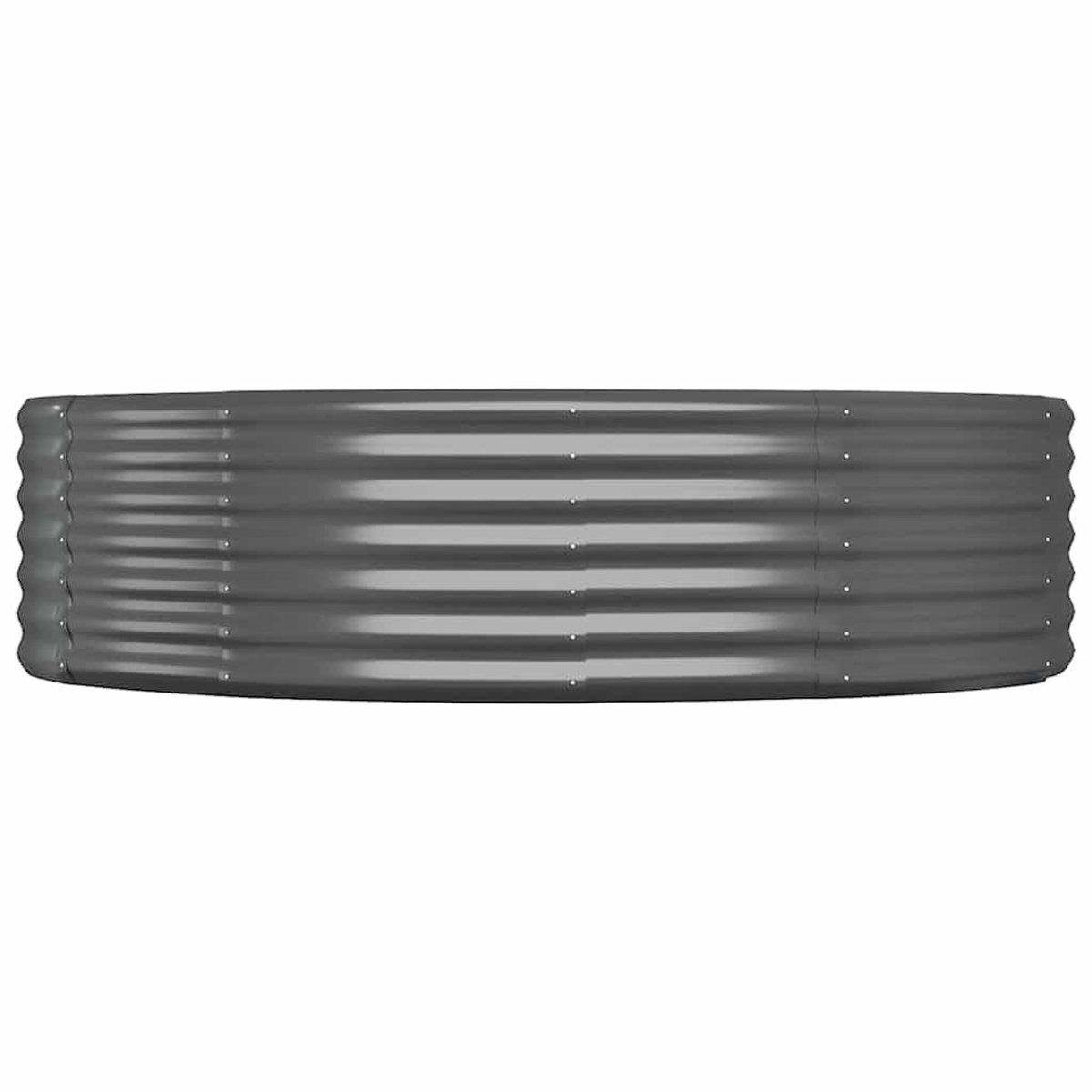 VIDAXL Lit sureleve de jardin Acier galvanise Anthracite