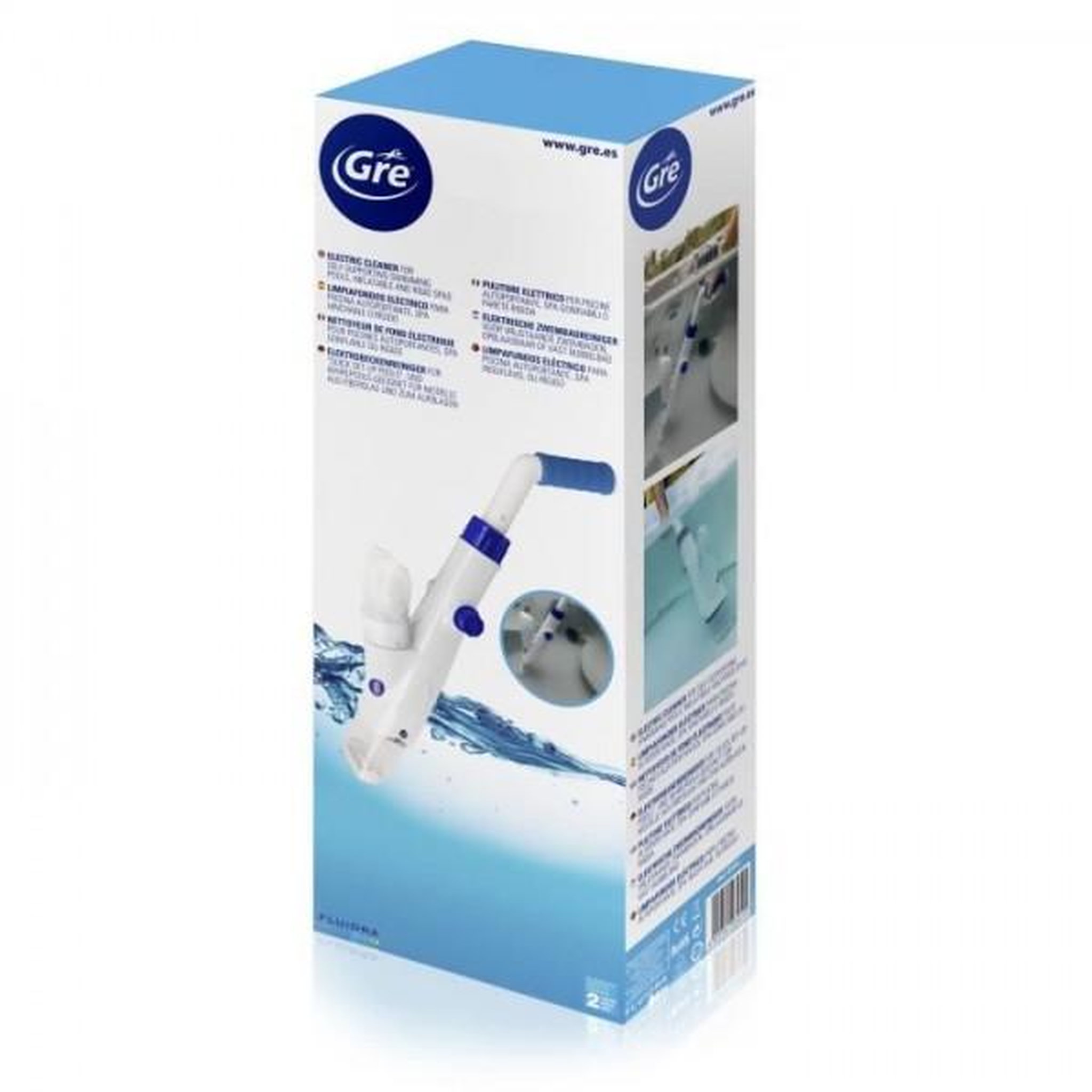 Voir la diapositive 3 : GRE GRE - Nettoyeur Aspirateur électrique a batterie pour piscine et spa - 9,6V