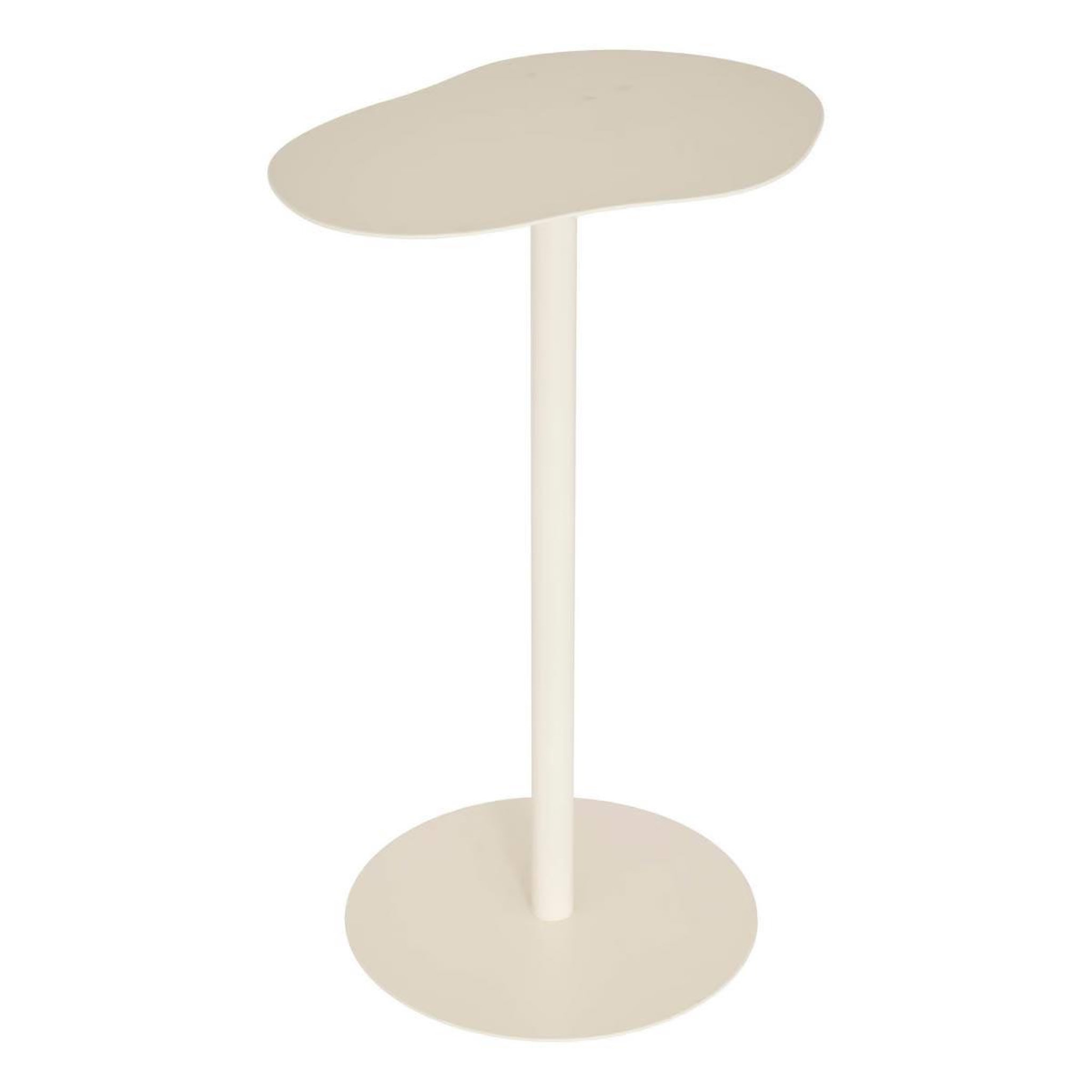 ATMOSPHERA Table d'appoint en métal  sora  50cm beige