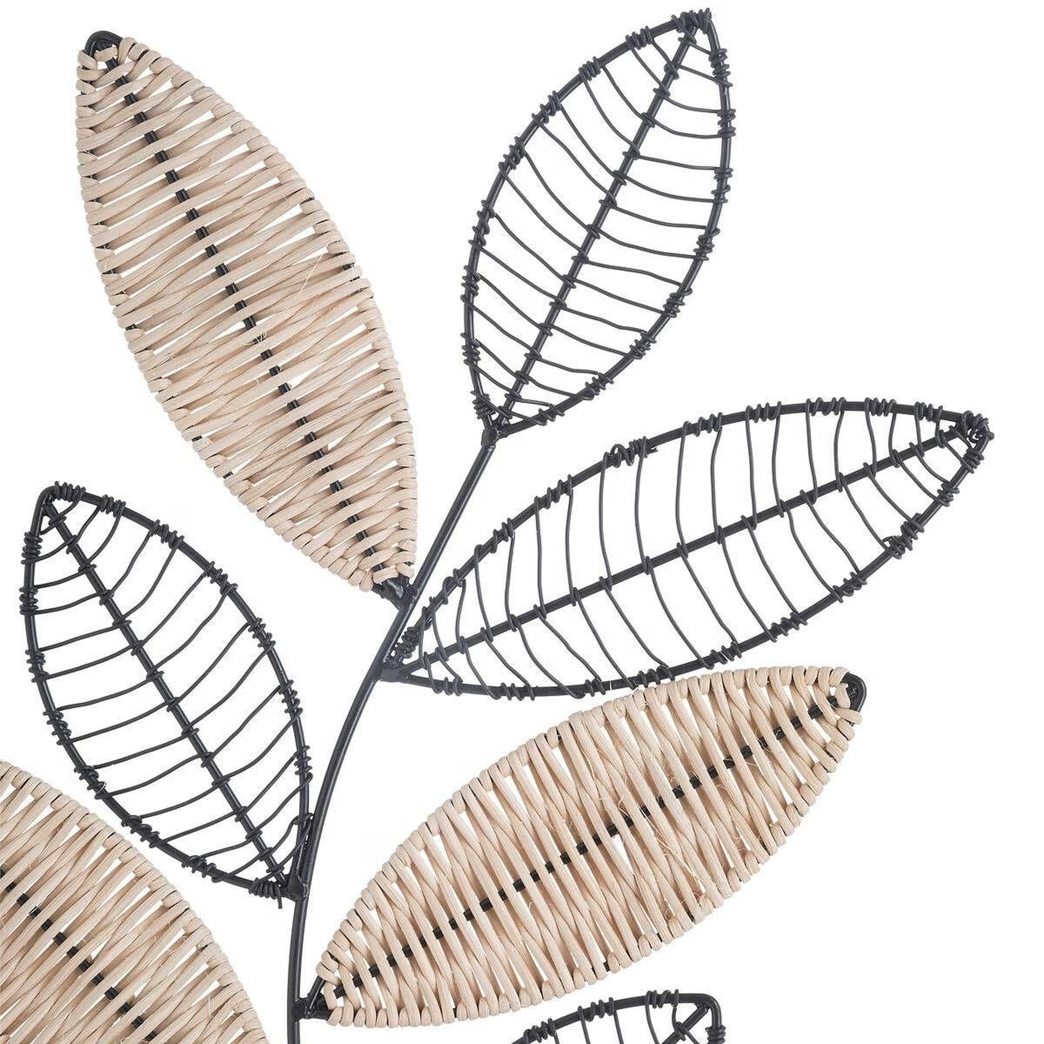 Voir la diapositive 2 : ATMOSPHERA Décoration murale métal  aurore  56cm noir