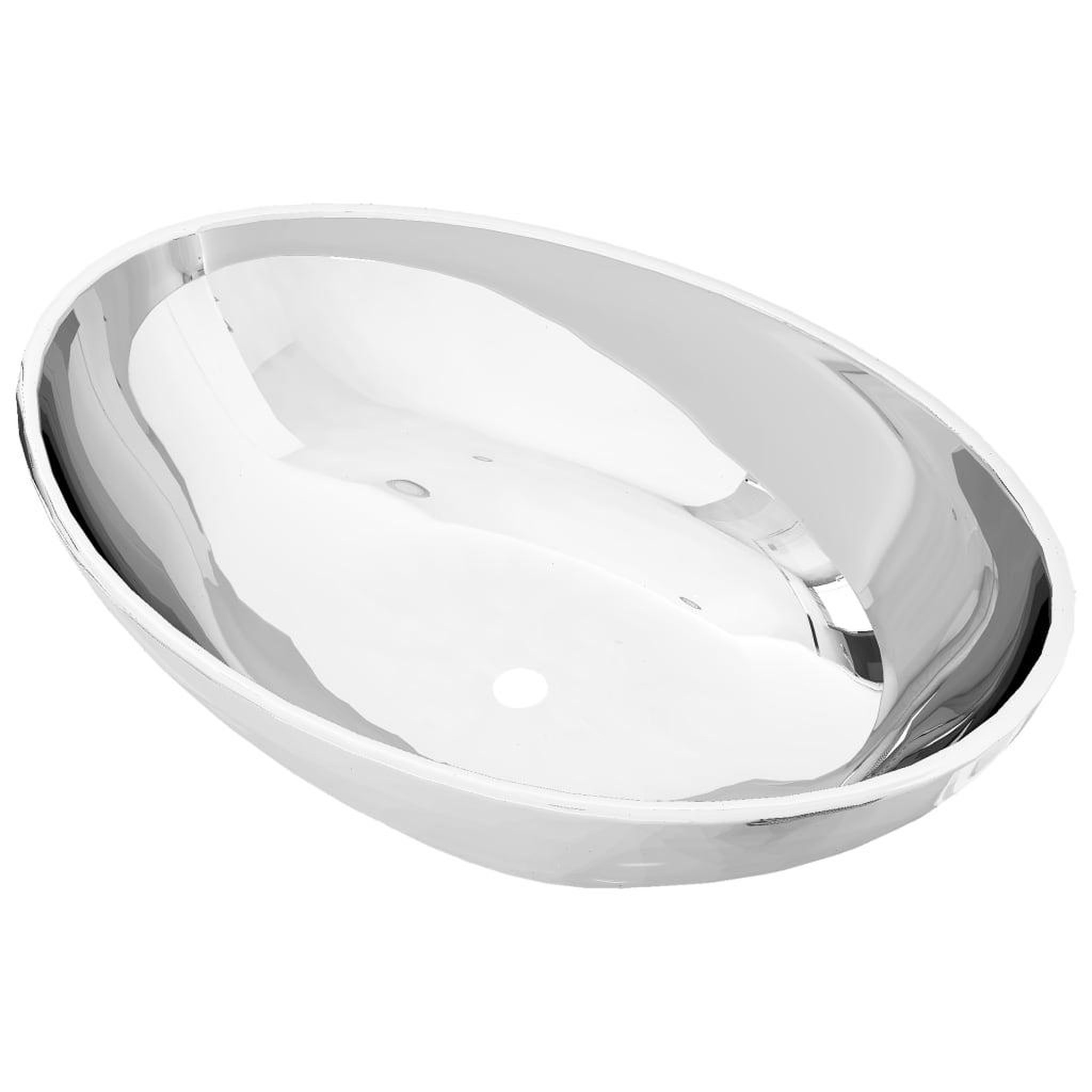 Voir la diapositive 2 : VIDAXL Lavabo 40  x 33 x 13,5 cm Ceramique Argente