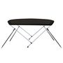 Voir la diapositive 5 : VIDAXL Auvent bimini a 2 arceaux noir 180x130x110 cm