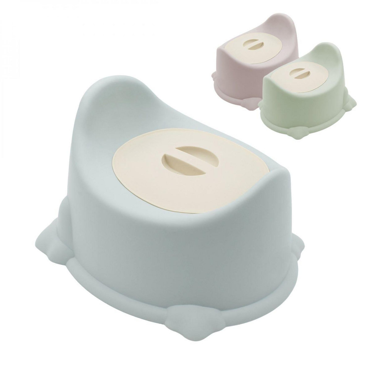 Monsieur Bébé Lot de 2 pots de toilette pour bébé avec couvercle et poignée de transport
