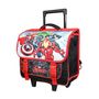 Voir la diapositive 2 : Bagtrotter BAGTROTTER Cartable à roulettes 38 cm Marvel Avengers Multicolore