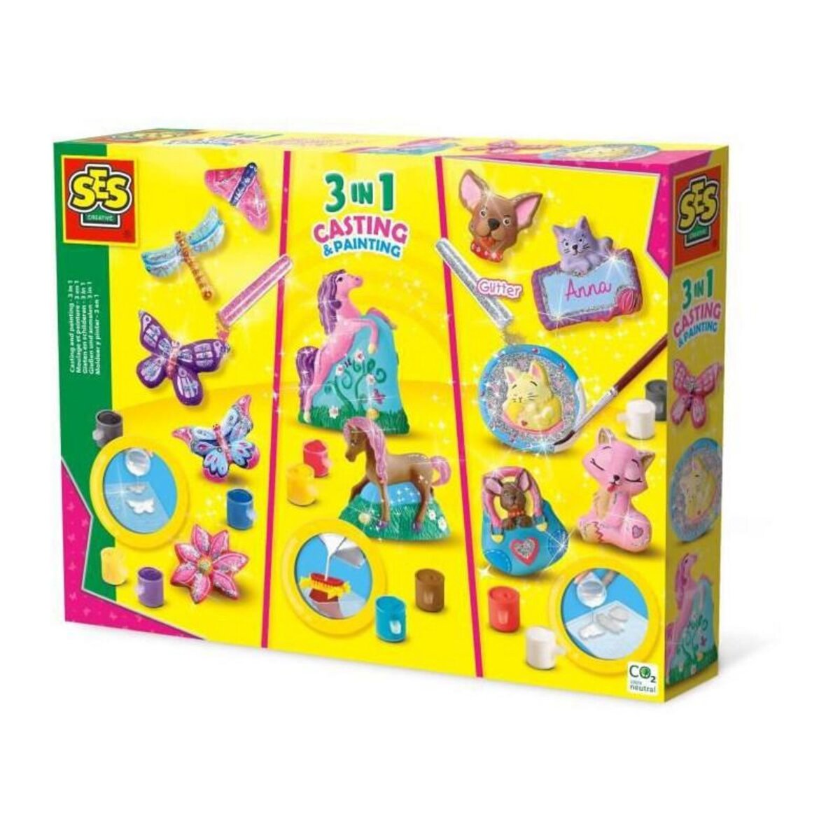 SES Creative SES CREATIVE - Moulage et peinture - 3 en 1