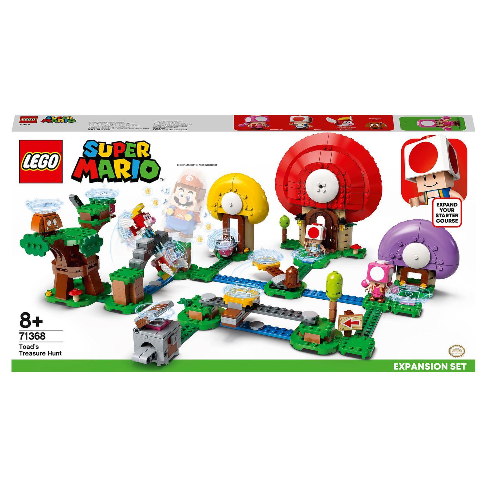 LEGO Super Mario 71368 - Ensemble d'extension La chasse au trésor de Toad