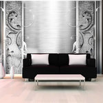 Paris Prix Papier Peint  Feuilles en Acier. Coloris disponibles : Multicolore