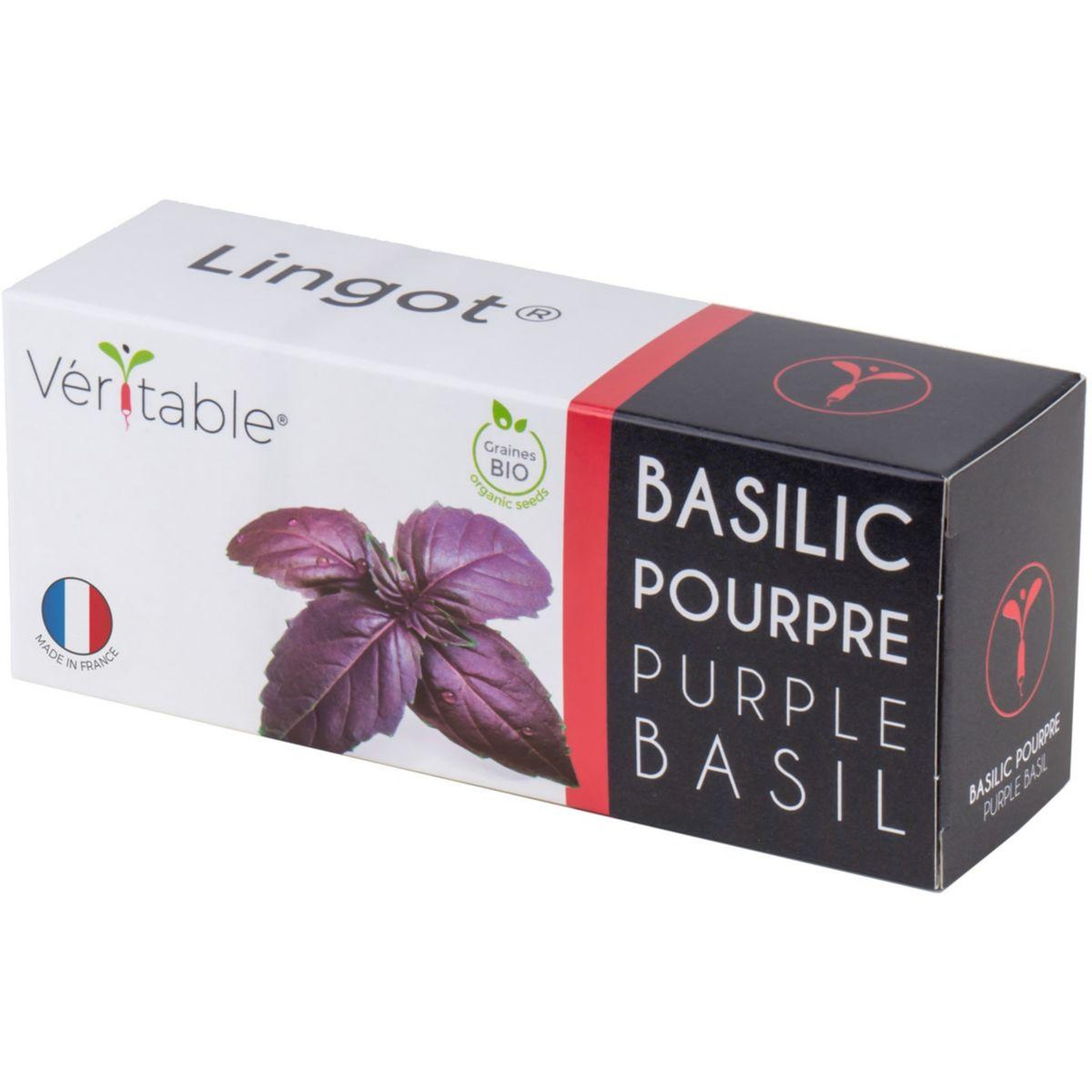 VERITABLE Recharge jardin d'intérieur Basilic Pourpre BIO