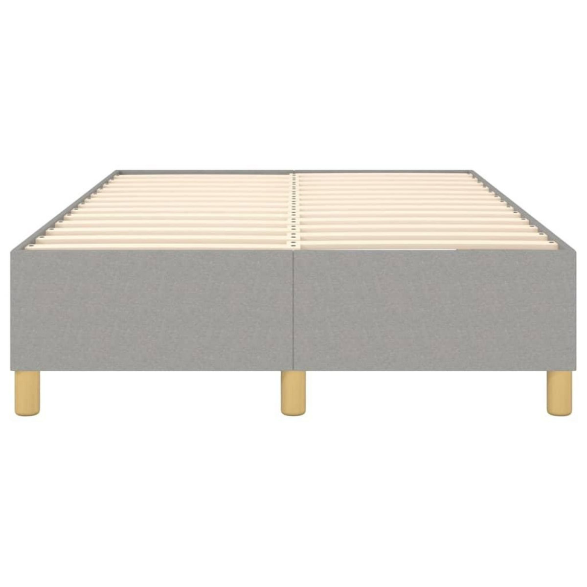 VIDAXL Cadre de lit sans matelas gris clair 120x200 cm tissu