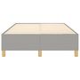 Voir la diapositive 5 : VIDAXL Cadre de lit sans matelas gris clair 120x200 cm tissu
