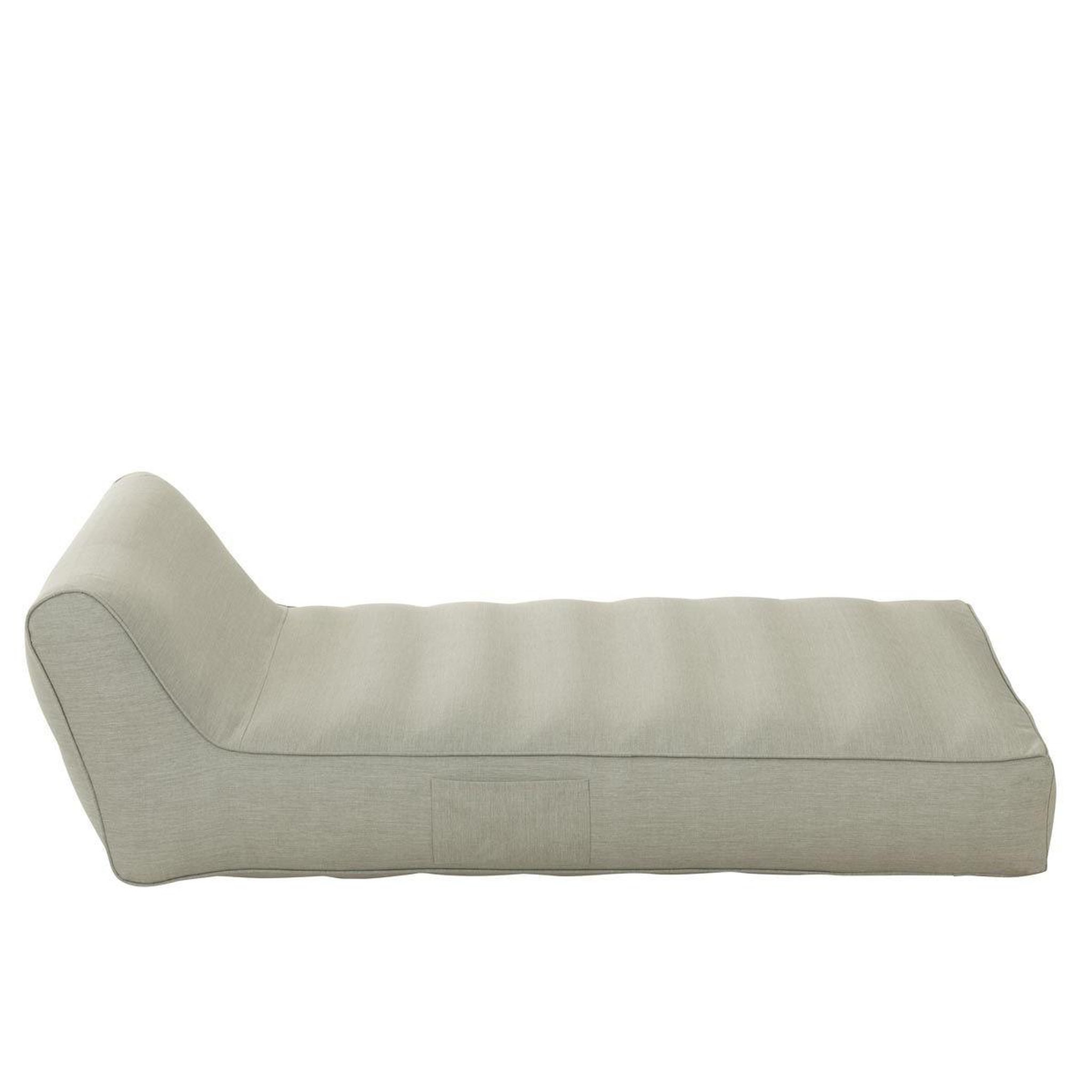 Voir la diapositive 4 : J-LINE Matelas de jardin  hélène  160cm gris