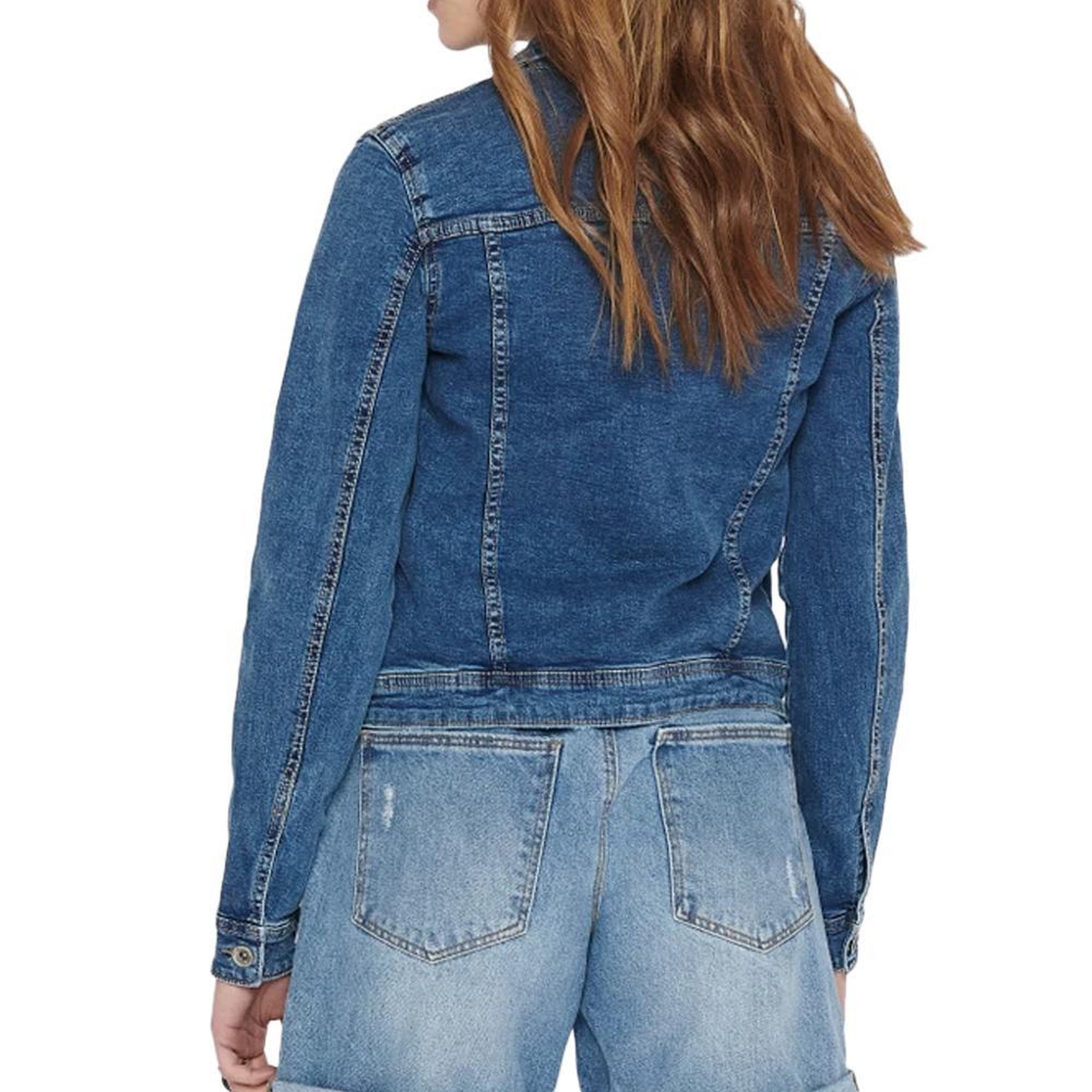 Voir la diapositive 2 : Only Veste en Jean Bleu Femme Only Tia
