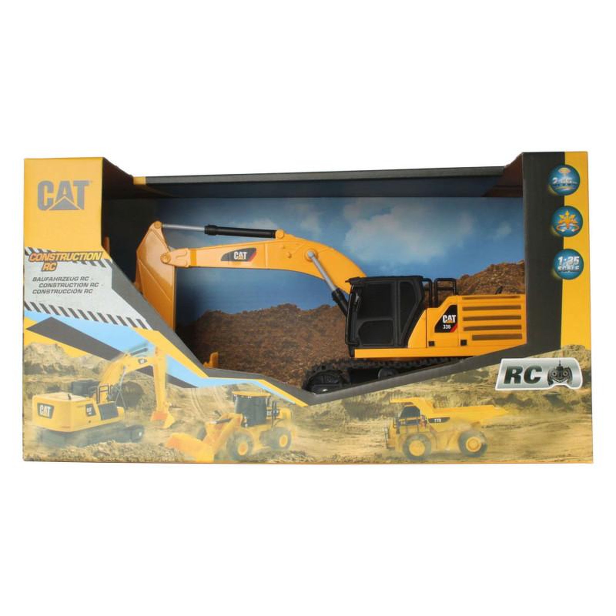 Voir la diapositive 2 : Carrera Carrera RC - CAT Excavator Excavator, 1:35 37023001
