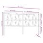 Voir la diapositive 6 : VIDAXL Tete de lit Blanc 206x4x100 cm Bois massif de pin
