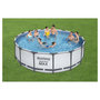 Voir la diapositive 1 : BESTWAY Piscine tubulaire ronde - 457x122cm - STEEL PRO MAX™