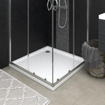 VIDAXL Receveur de douche avec picots Blanc 80x80x4 cm ABS