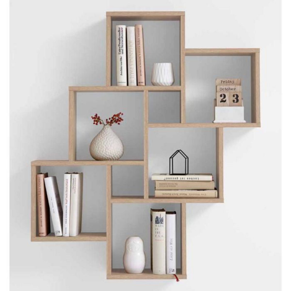 Paris Prix Étagère Murale Design  Riolo  94cm Chêne