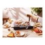 Voir la diapositive 6 : LAGRANGE Plancha électrique Grill' Pierre Classic bois clair à poser, 37x23 cm