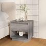 Voir la diapositive 3 : VIDAXL Tables de chevet 2 pcs Sonoma gris 45x34x44cm Bois d'ingenierie