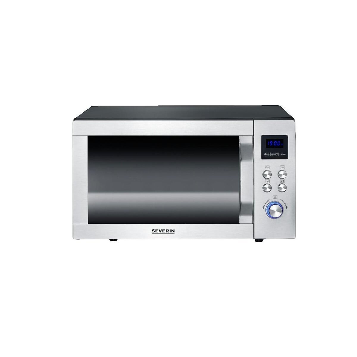 SEVERIN Micro-ondes Severin MW 7777 avec fond en verre plat et cuisson sur deux niveaux