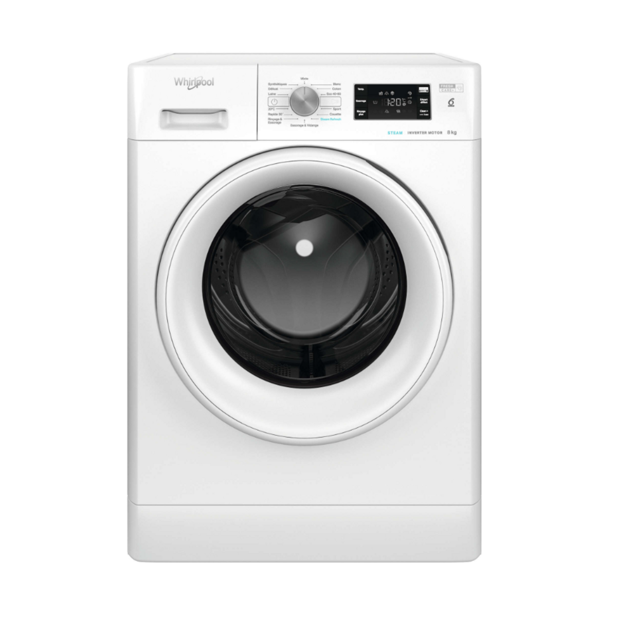 Whirlpool Lave-linge frontal 8kg 1400 tours/min - FFBS8469WVFR