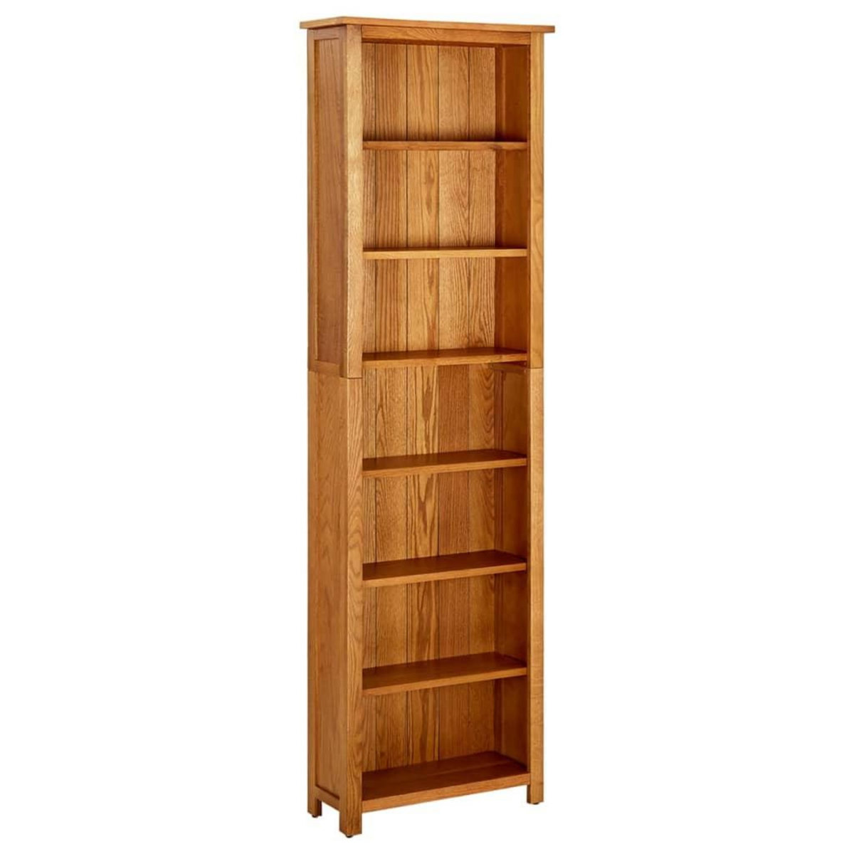 VIDAXL Bibliotheque a 7 niveaux 60x22x200 cm Bois de chene massif