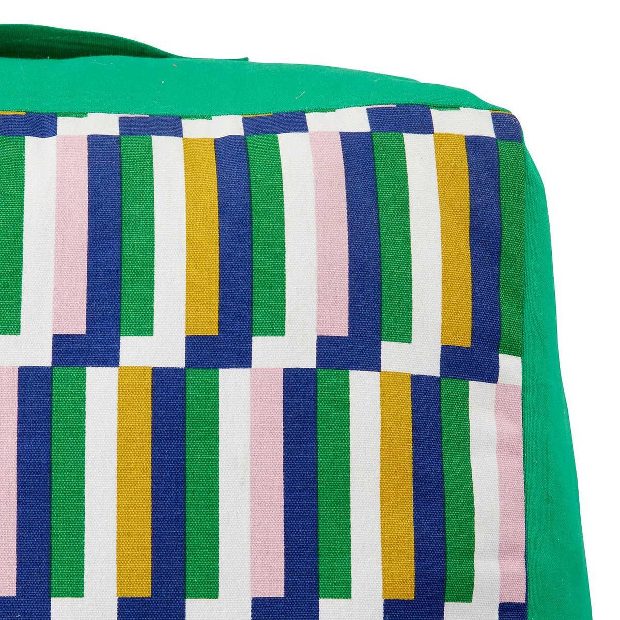 Voir la diapositive 3 : ATMOSPHERA Coussin de sol imprimé  disso  48x48cm vert