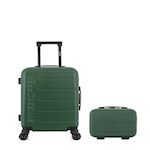 SWISS KOPPER SWISS KOPPER - LOT DE 2 - Valises cabine et vanity AIGLE. Coloris disponibles : Bleu, Rouge, Vert, Beige