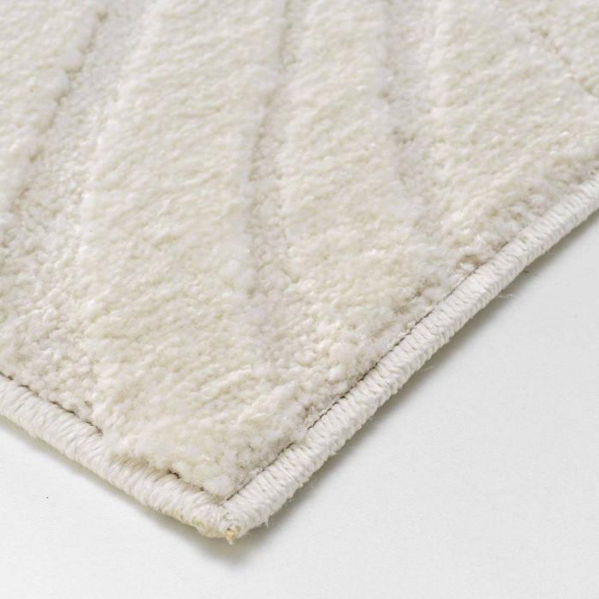 Paris Prix Tapis Shaggy Relief  Ankara  160x230cm Beige