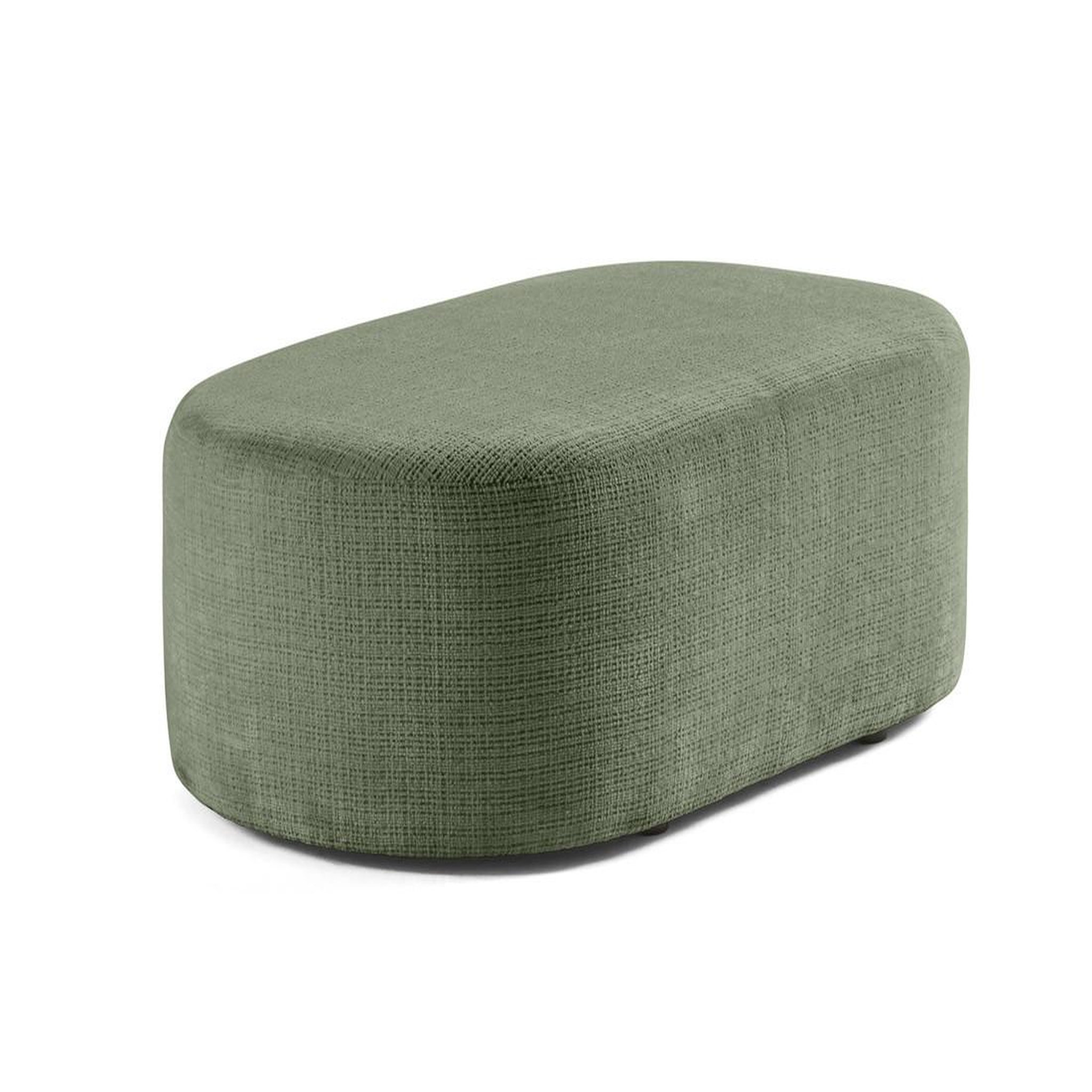 Voir la diapositive 3 : BEST MOBILIER Miro - pouf en velours texturé