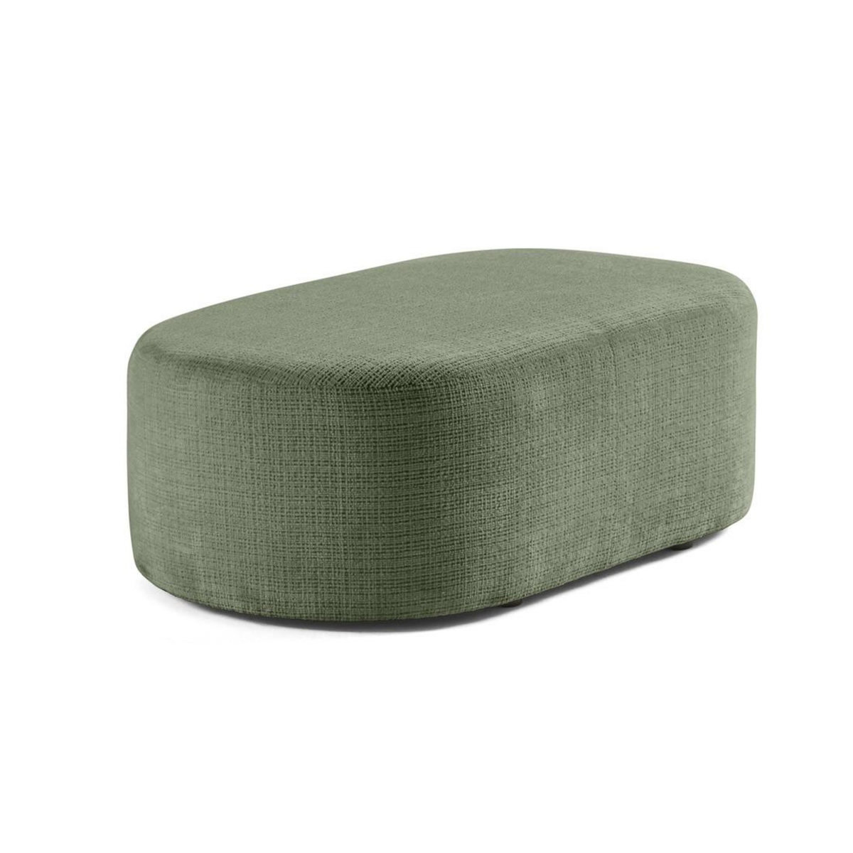 BEST MOBILIER Miro - pouf en velours texturé
