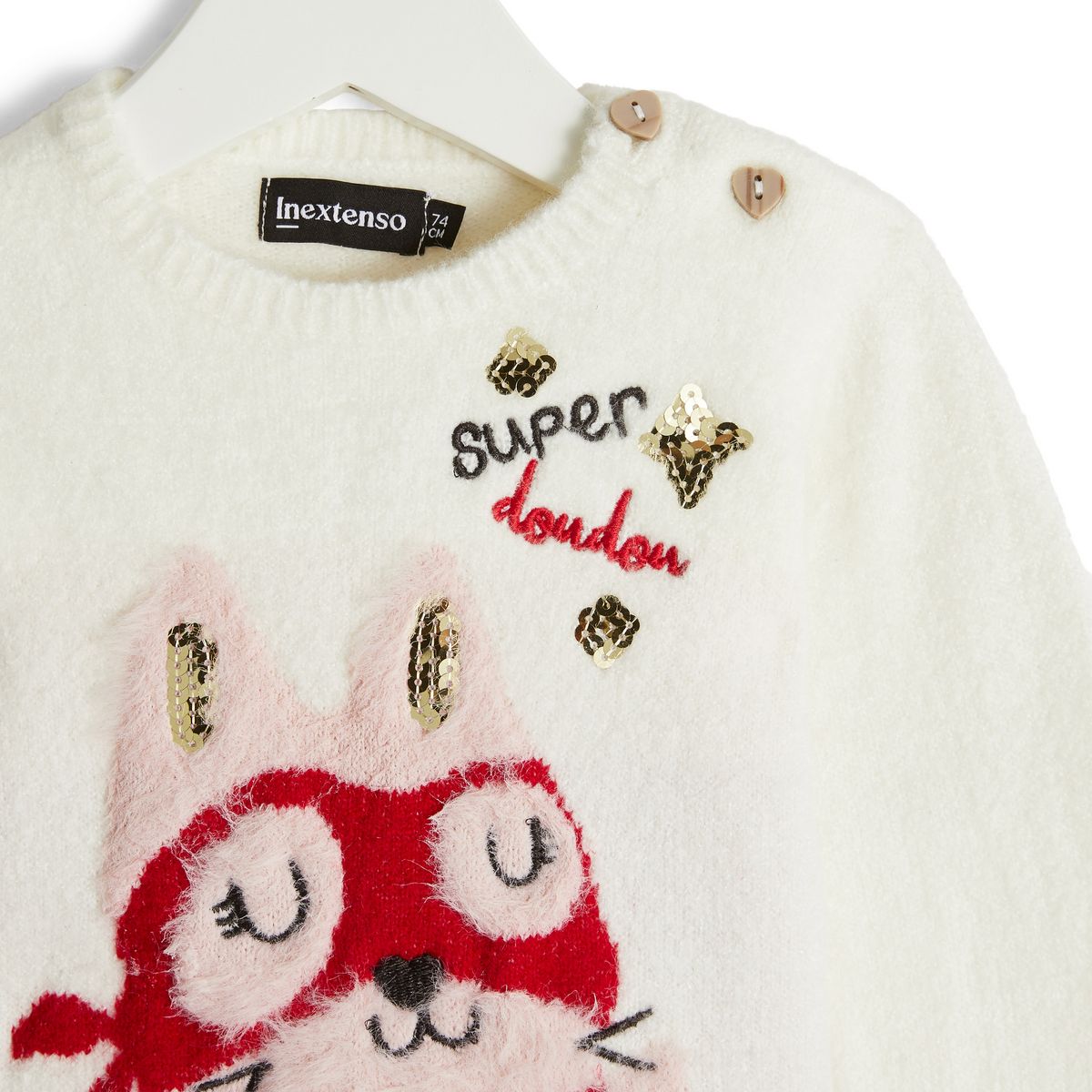 INEXTENSO Pull en maille bébé fille