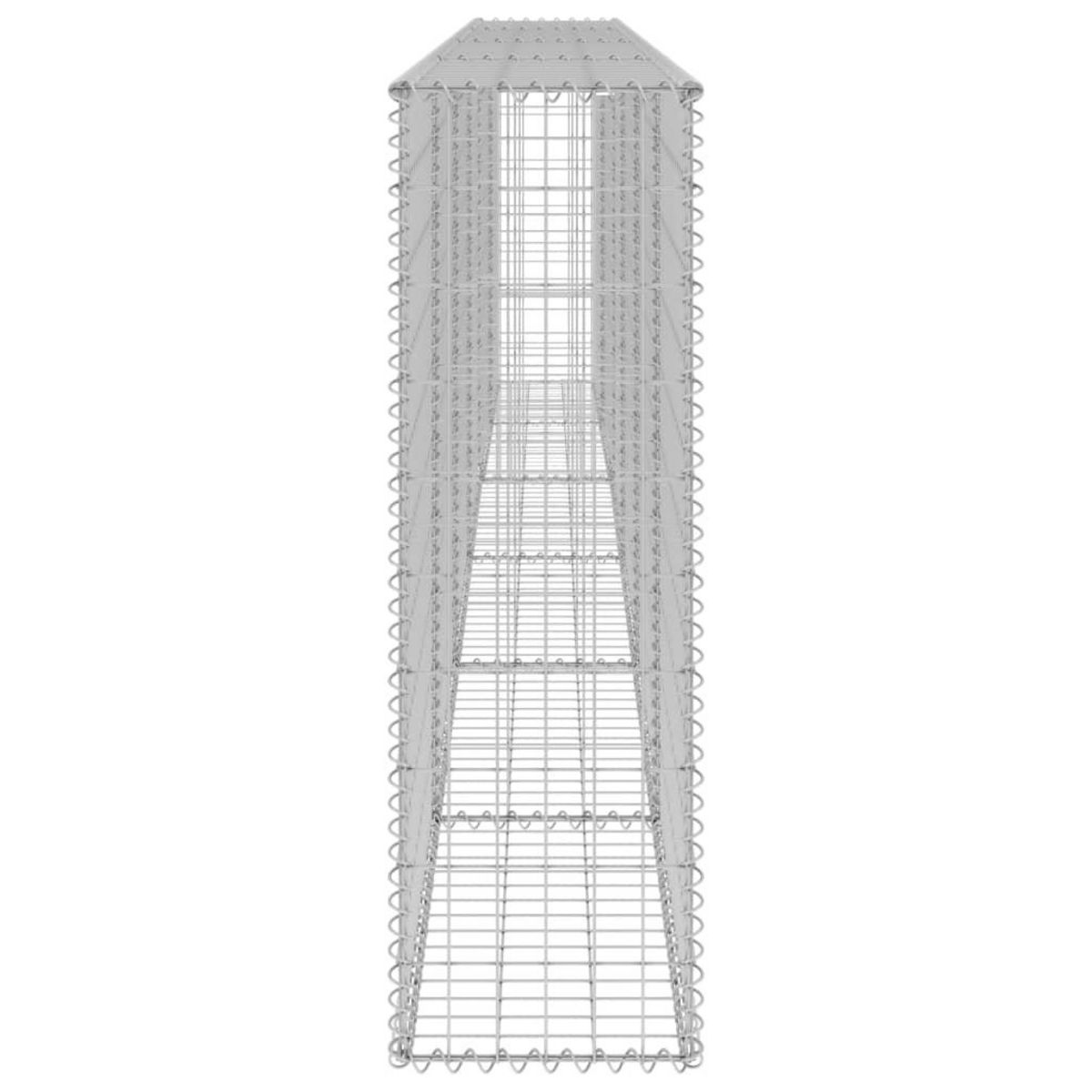 VIDAXL Mur en gabion avec couvercles Acier galvanise 300x30x100 cm