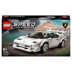 LEGO Speed Champions 76908 Lamborghini Countach, Jouet modèle de Voiture de Course Pour les Enfants de 8 Ans et Plus