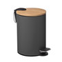 Voir la diapositive 1 : FIVE Poubelle Soft Close en Métal  Trio  3L Gris