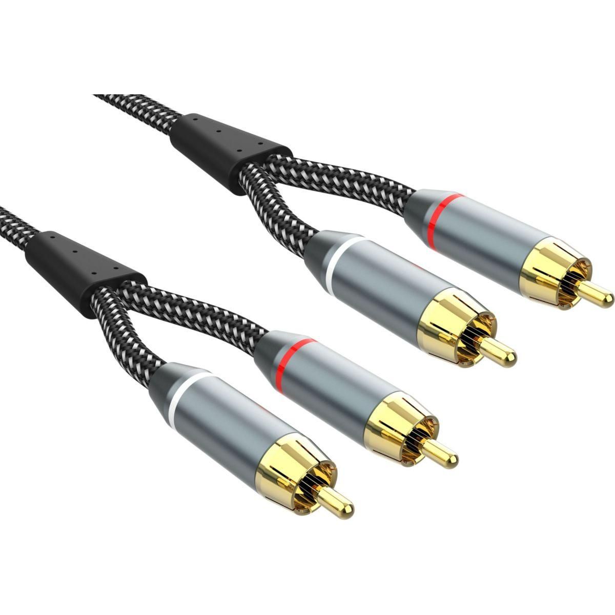 ADEQWAT Câble RCA RCA stéréo 1.50M