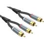 Voir la diapositive 2 : ADEQWAT Câble RCA RCA stéréo 1.50M