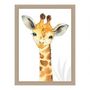 Voir la diapositive 4 : OSTARIA Lot de 4 tableaux toile Mini animals 30x40 cm