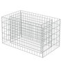 Voir la diapositive 3 : VIDAXL Lit sureleve a gabion Acier galvanise 90x50x50 cm