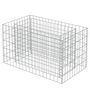 Voir la diapositive 3 : VIDAXL Lit sureleve a gabion Acier galvanise 90x50x50 cm