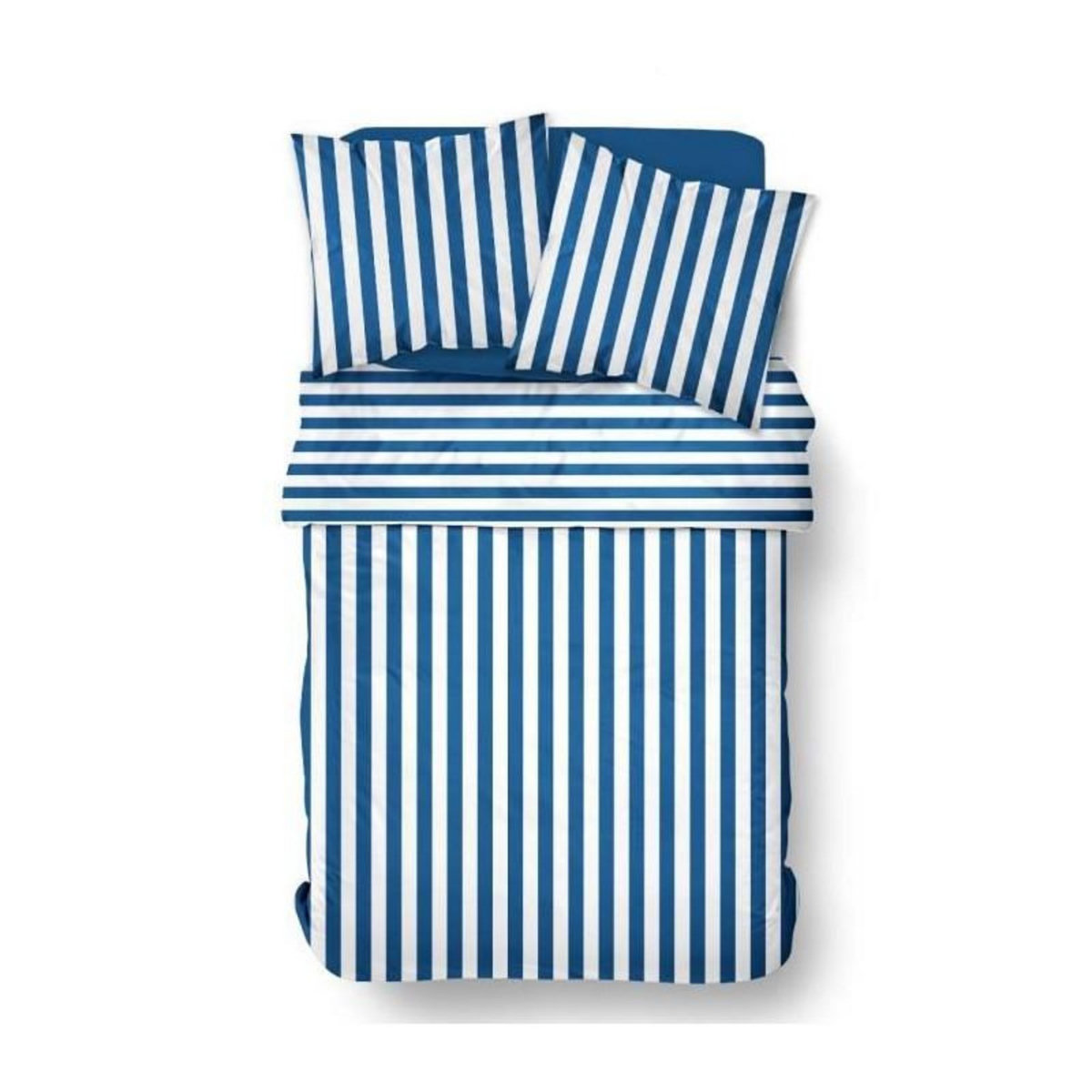 Today Parure de lit - TODAY Summer Stripes - 240x220 cm - 2 personnes - coton imprimé rayé