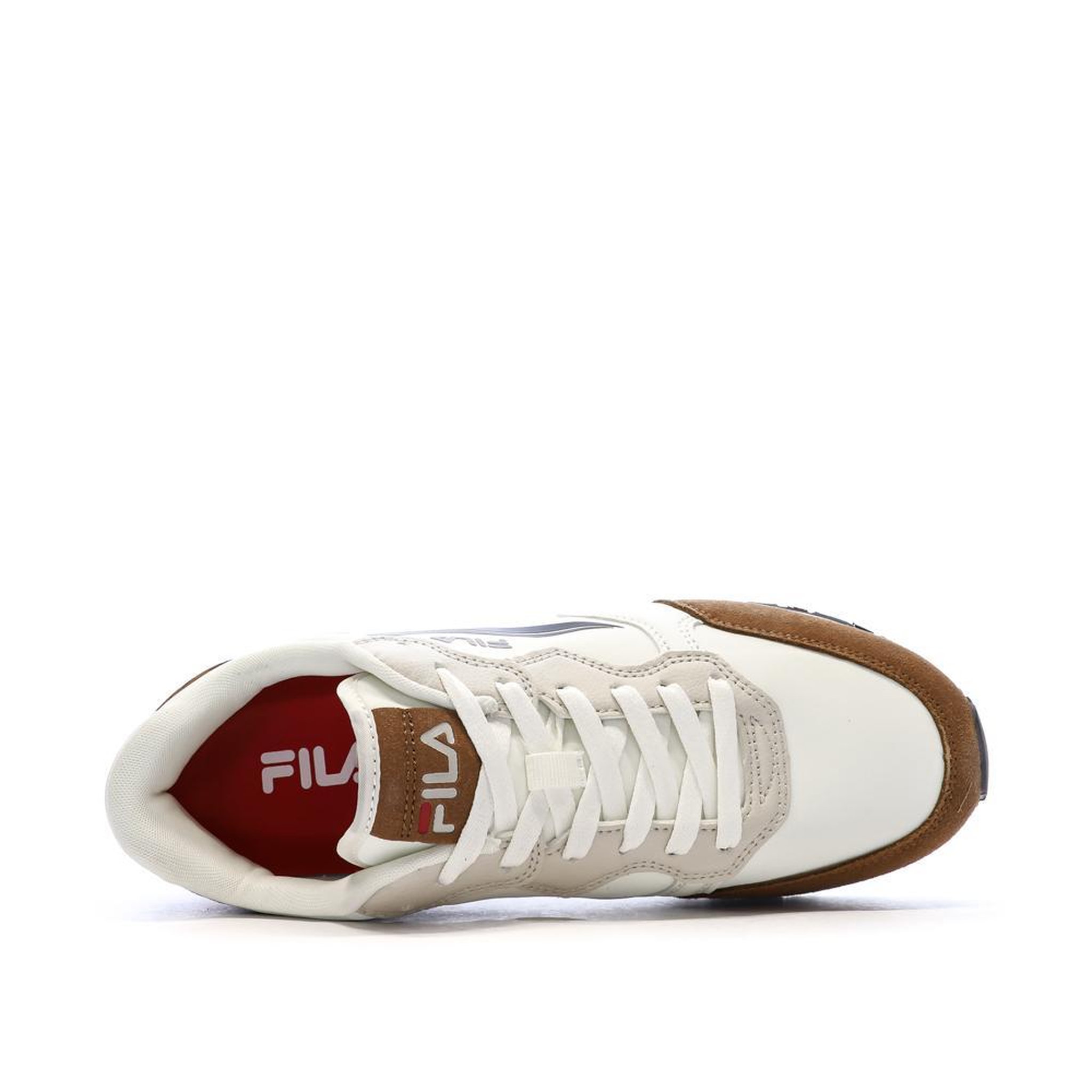 Voir la diapositive 4 : FILA Baskets Marron/Ecru Homme Fila Hypert