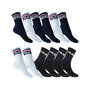 Voir la diapositive 2 : FILA Pack Surprise de 12 Paires de chaussettes tennis Femme