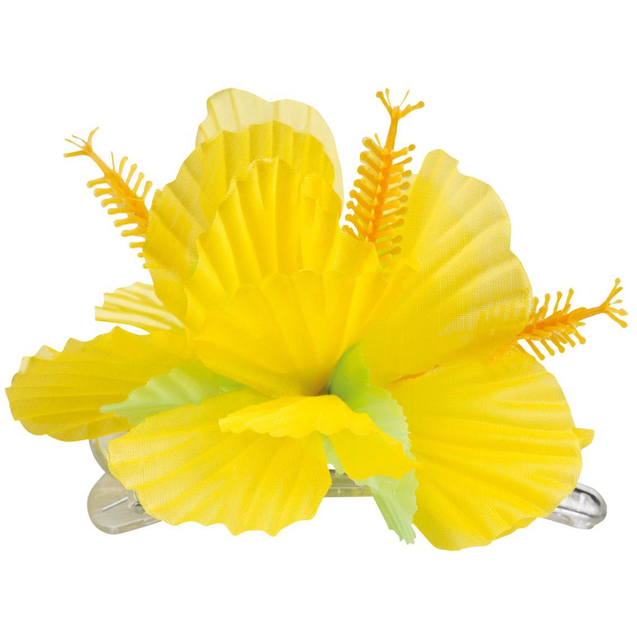 Voir la diapositive 2 : Boland Barrette Hibiscus Jaune - Accessoire