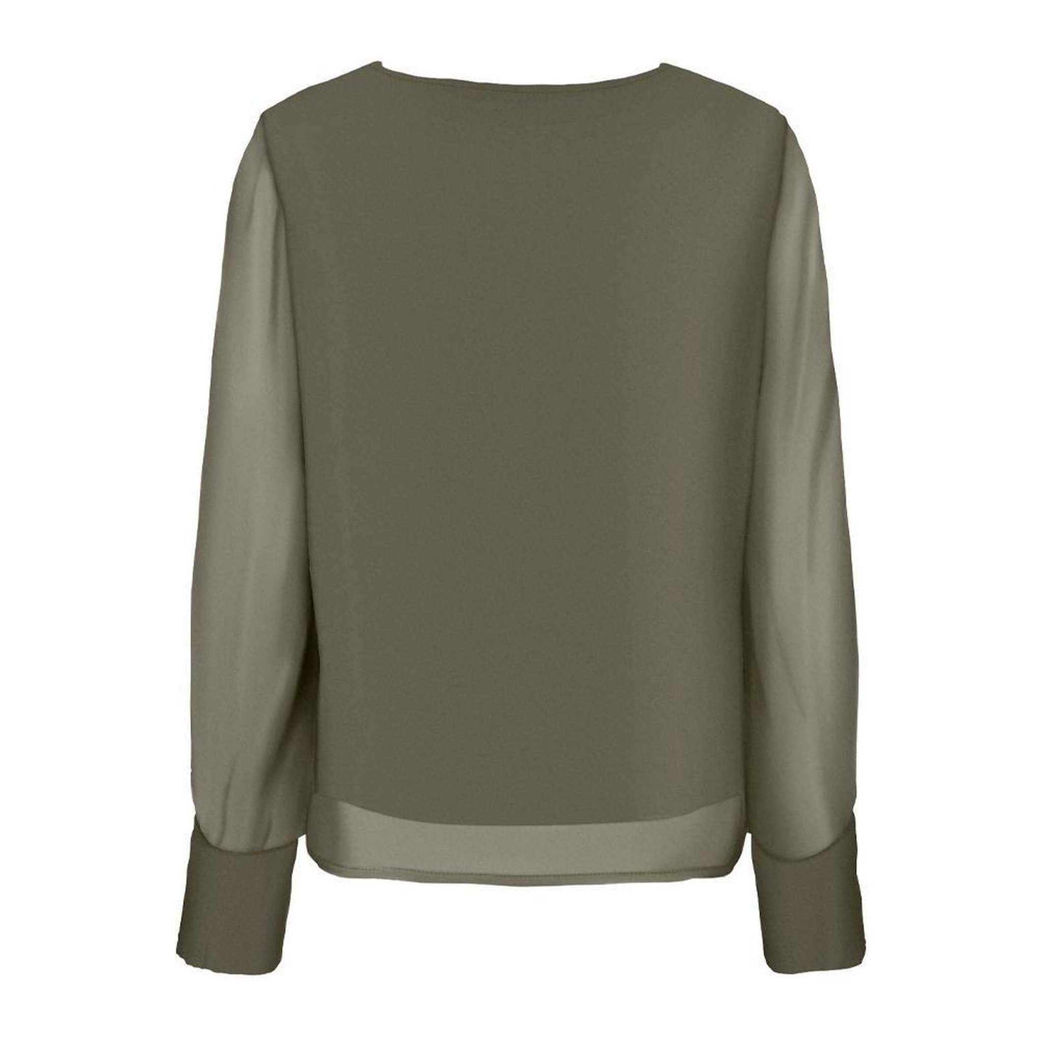 Voir la diapositive 2 : Only Blouse Kaki Foncé Femme Only Tasha Otl